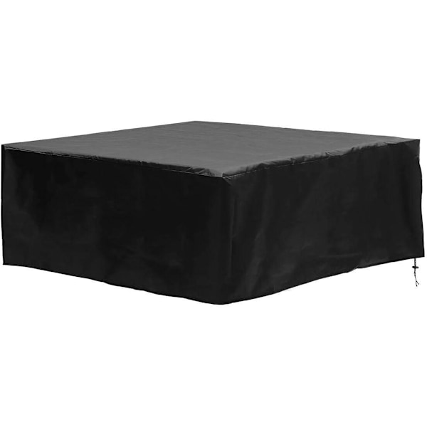 Möbelskydd Bord Polyester Skyddande Överdrag för Rektangulära Trädgårdsmöbler Presenning Rektangulärt Överdrag 240*240*85cm