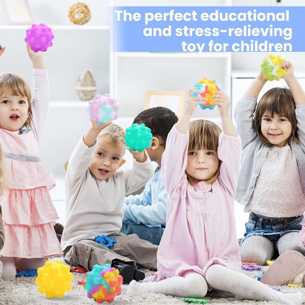 3D Pop It Ball Fidget Legetøj, Sanselegetøj til autistiske børn