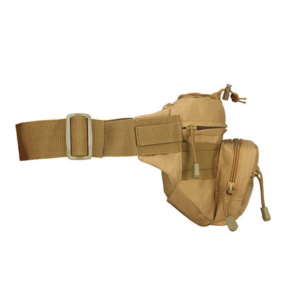 Fanny Pack Löpbälte Midjeväska Organizer Tättslutande Oxford Multi-Function Desert Digital 13-inch