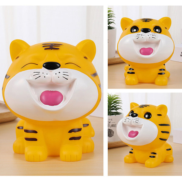 för Creative Tiger Piggy Bank Samlarobjekt Pengar Spara Spara Spara Sparkassa Förvaring Mynt Bank Barn Rum Dekoration Födelsedagspresent null - 3