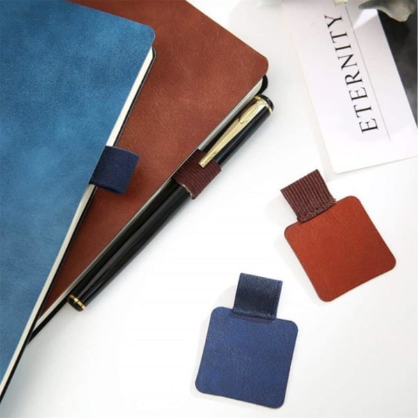 Notebook itseliimautuva kynärengas elastinen kynäpidike (satunnainen väri) 8 kpl