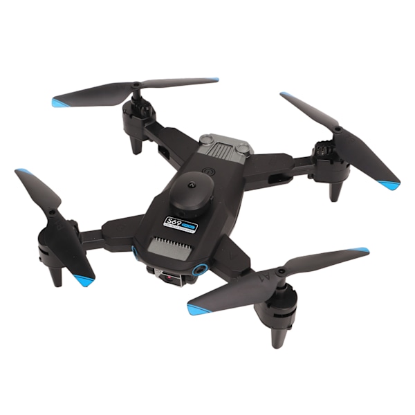 Kokoontaitettava drone 4K HD kaksoiskameralla, älykkäällä esteiden välttämisellä, painovoiman tunnistuksella, eleohjauksella, RC-nelikopterilelu aikuisille, lapsille ja aloittelijoille