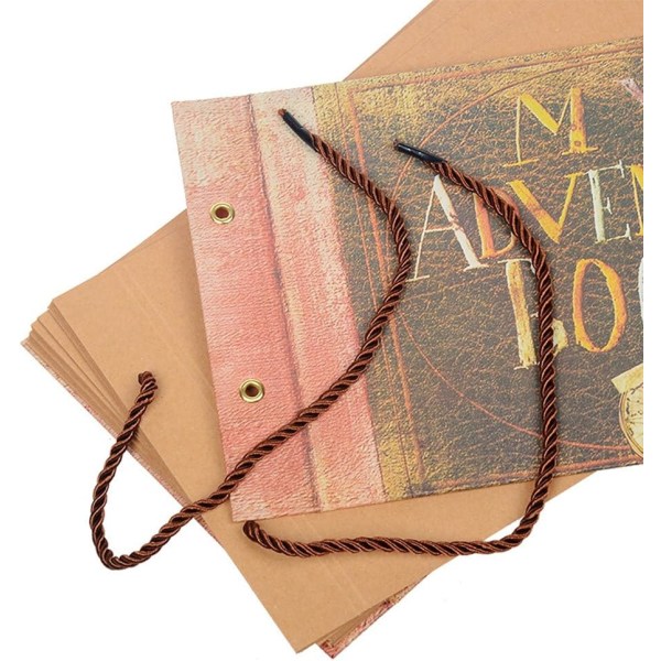 Eventyrbok fotoalbum, DIY Ringperm Album (22 x 30 cm)