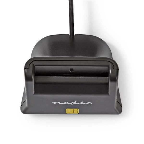 Nedis Smartcard-läsare | USB 2.0 | Skrivbordsmodell | Svart
