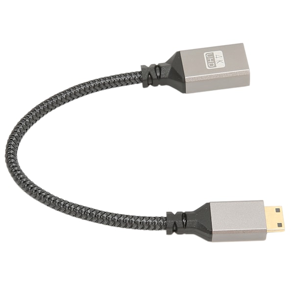 HD Multimedia Interface-kabel Høy Hastighet 4K 60Hz Mini Hann til Hunn Adapterkabel for Nettbrett Kamera Datamaskin TV Monitor 0.2m
