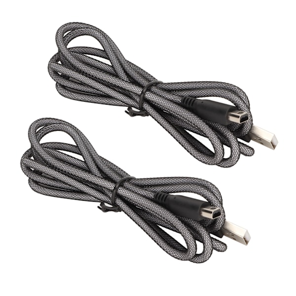 2 st USB-laddningskabel för 3DS, 1,5 m, för 2DS 3DS XL New 3DS XL New 2DSXL NDSI LL