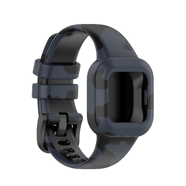 Smartwatch-band för Garminfit Jr 3/garmin Vivofit Jr 3 Silica Strap Slitskydd Camouflage Gray