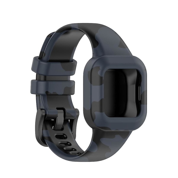 Smartwatch-rem til Garminfit Jr 3/garmin Vivofit Jr 3 Silikonrem Slitskydd Camouflage Gray