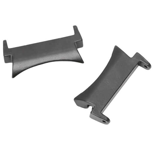 1 par/sett adapter for remkobling i rustfritt stål for Galaxy Watch 4-klokkebånd, svart