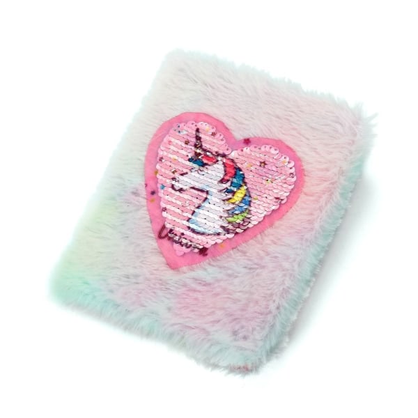 Unicorn Notebook Plys ok Håndkonto også Dagbog ok