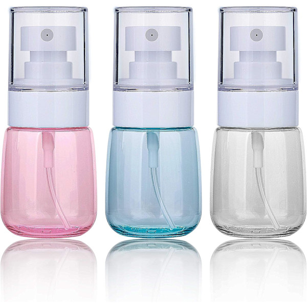 Dimsprayflaska (30 ml), genomskinlig återanvändbar plast Tom Travel Spr