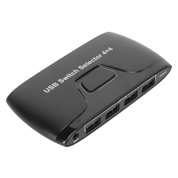 4 Port USB 2.0 Switch Selector 4 Datorer Delar 4 USB-Enheter USB KVM-Switch för Tangentbord Mus
