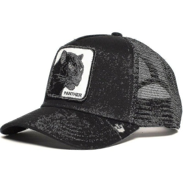 Vuxen Mesh Cap Sommar Baseball Cap Trucker Cap W-WELLNGS Black Panther