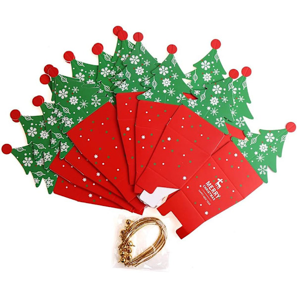 10 stk julemuffinspakker Gaveeske Gavepose Xmas Tree P