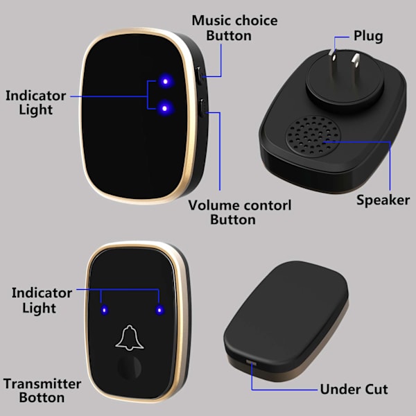 Kannettavat Bluetooth-kaiuttimet, vedenkestävä langaton Bluetooth-kaiutin