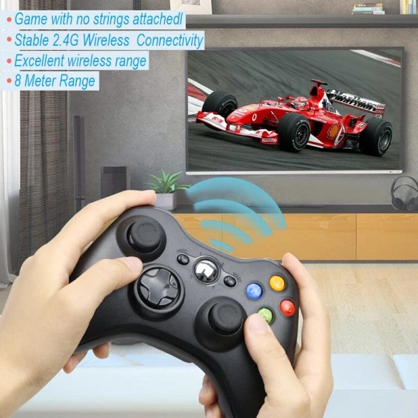 2.4G trådløs spilcontroller til Xbox 360-konsollen