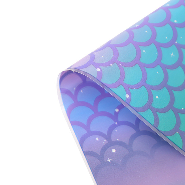 150 Noël violet beauty écaille de poisson farveaftrykstaske