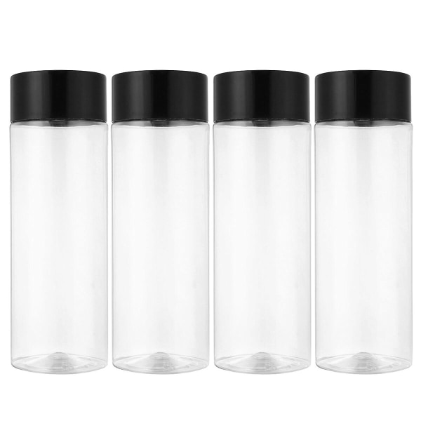 12 stk Drikkflasker av plast, engangs, juiceflaske for dyrevann (300 ml) (19,7 x 5 cm, flerfarget)