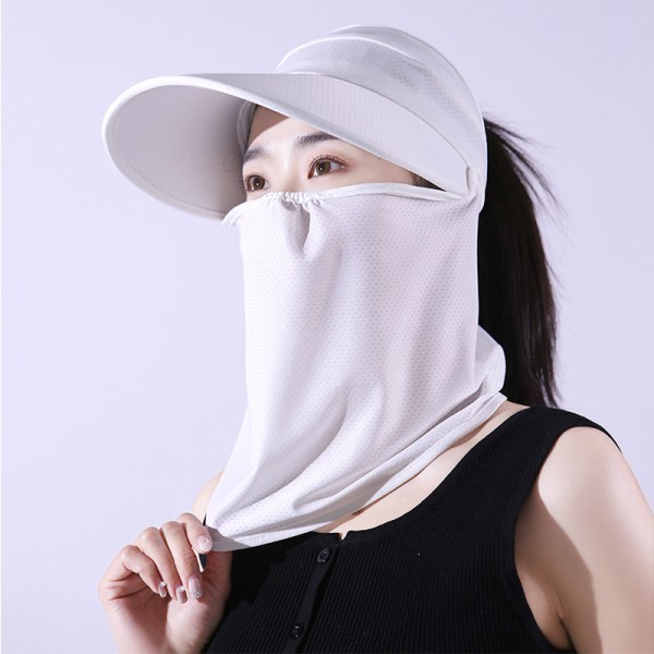 Sort sommerhat til kvinder Bred skygget hat Solbeskyttelseshat til kvinder