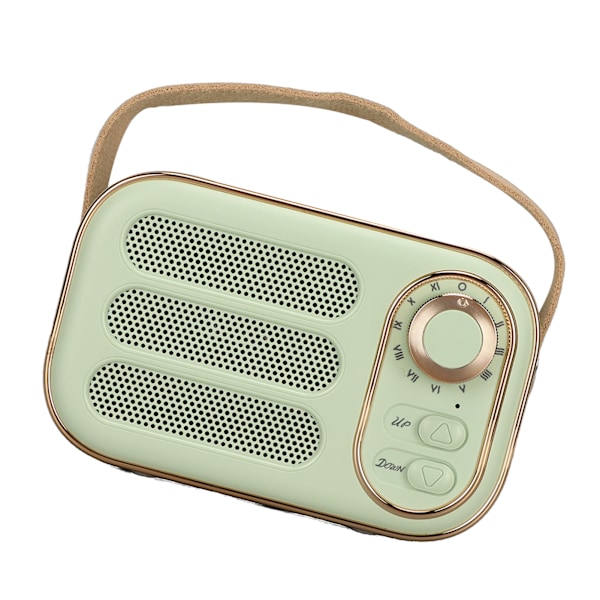 Bluetooth-kaiutin Stereo HiFi Ääni USB-lataus Retro Kannettava Langaton Kaiutin Kotiin Matkalle Vihreä