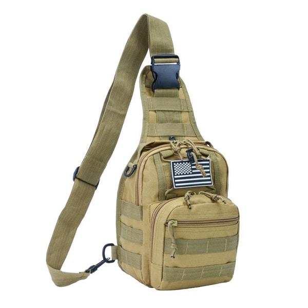 Män kvinnor Fanny Pack Midjeväska Black Eagle Column Outdoor Camouflage Tactical Shoulder Bröst Oxford Tyg Vattentät Bröst Python pattern Black
