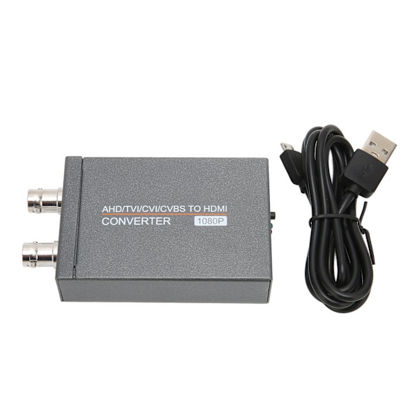 AHD TVI CVI CVBS til HD Multimedia Interface Konverter Full HD 720P 1080P 3MP 4MP 5MP 8MP BNC til HD Video Adapter