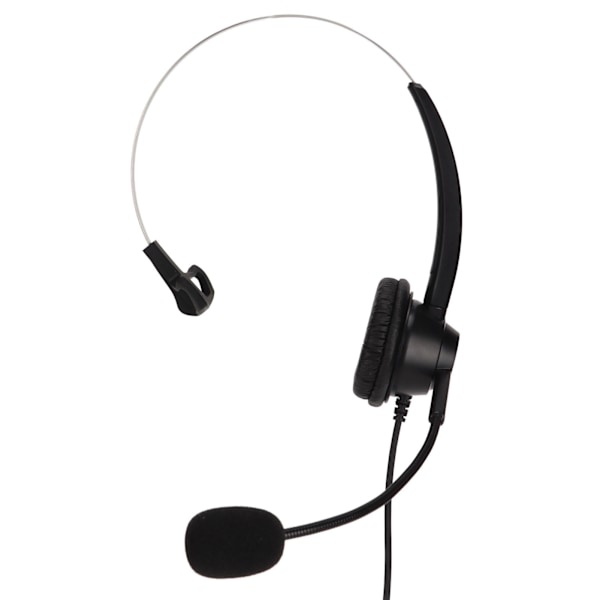 H360‑3.5MV 3,5 mm Kontorsheadset Monauralt Callcenter-headset Stöder Högtalarvolymkontroll och Mikrofon-mute