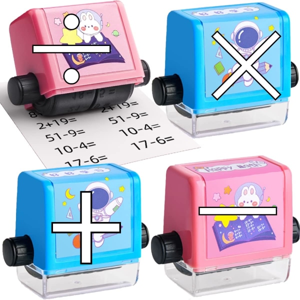 1-100 Count Math Puzzle Legetøjsstempler