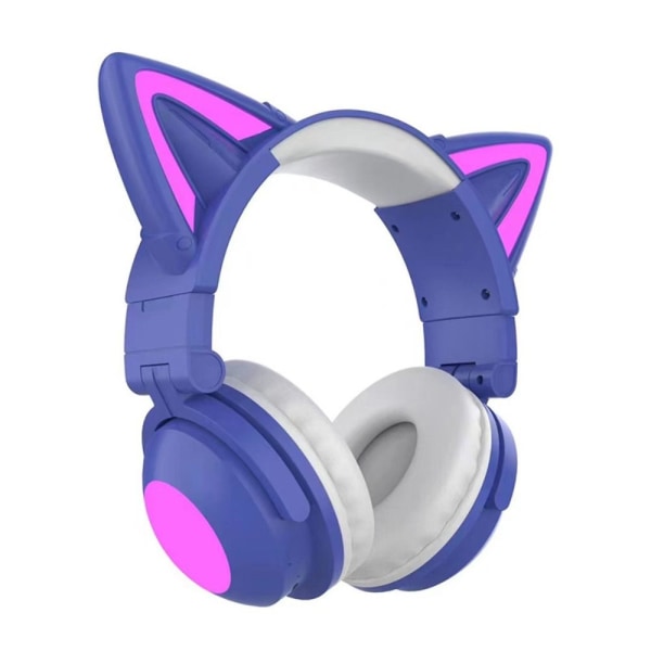 Trådlösa headset Musik Bluetooth LILA purple