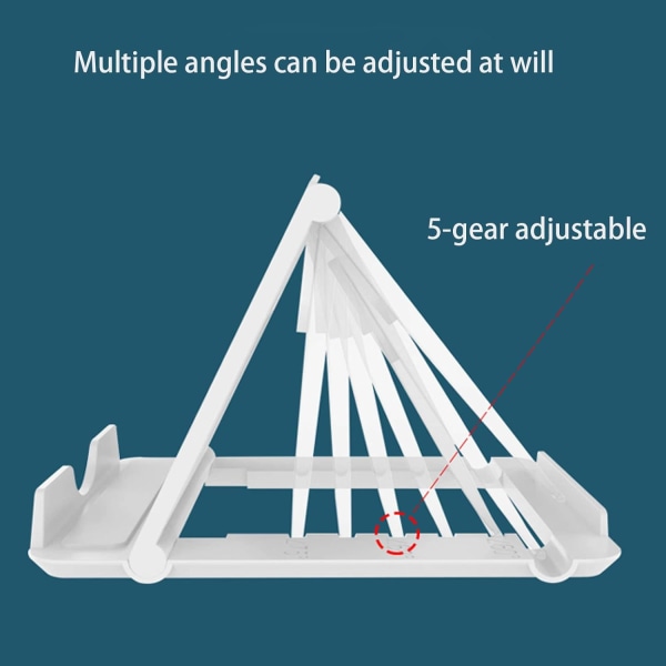 Desktop Lazy Telefon Foldbar Stativ til 6 - 11 tommer Kompatibel
