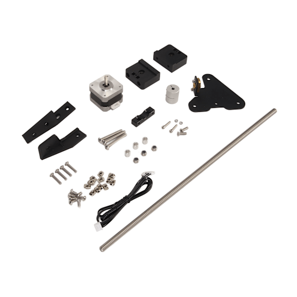 Dubbel Z-axel Kit Stabil Struktur Stark Metall Enkel Installation Ledarsskruv Uppgraderingskit för Ender 3 Pro V2 3D-skrivare
