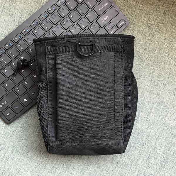 Män kvinnor Fanny Pack Midjeväska Stridstillbehör Utomhuscampingtillbehör Liten Återvinning Black Average size