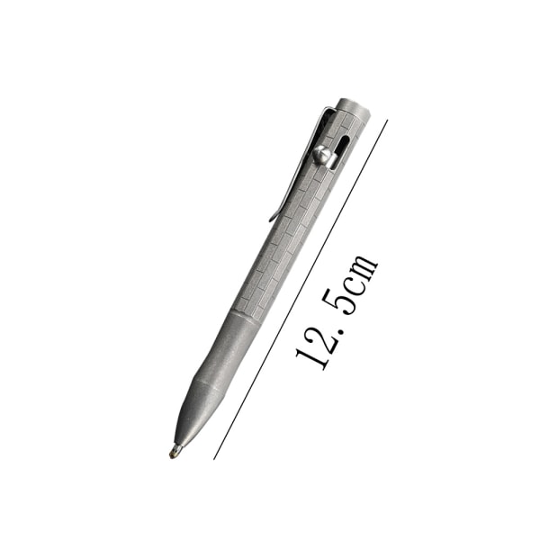 Titanium Metal olt Action Pen - Taktiset taskukynät klipsillä B