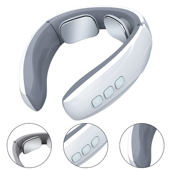 Intelligent elektrisk nackmassager för smärtlindring Värmebärbar