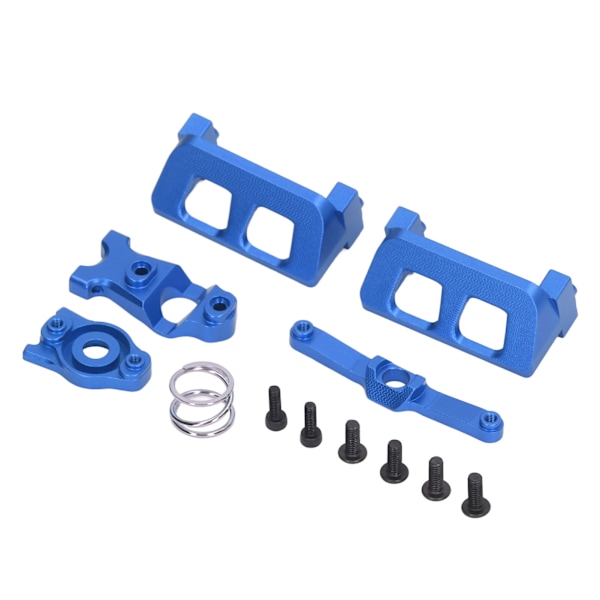 Styrgrupp Servo Skyddsfäste i Aluminiumlegering för Traxxas E Revo VXL 1/16 RC Bil Blå