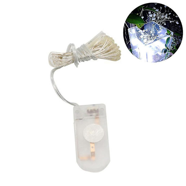 1m 10 stk LED Vanntett Dekorasjonslys Julelys Xmas Utekjole Gratis Frakt