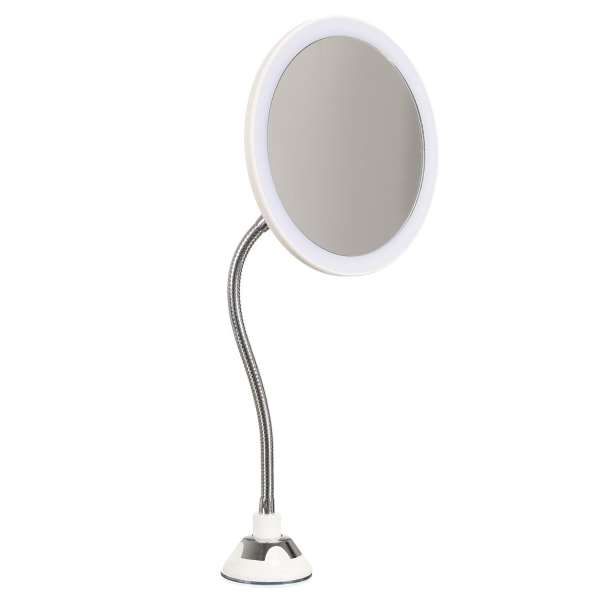 Make -up spegel med belysning - x5 förstoring white