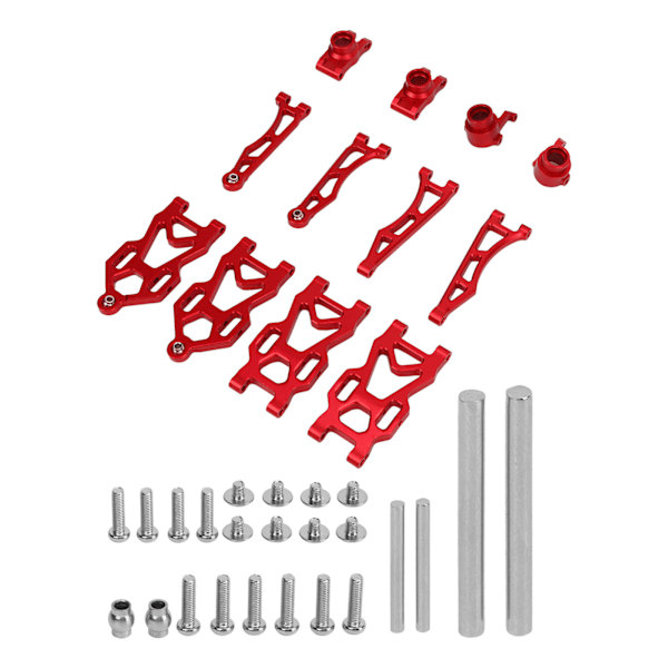 RC Ylä- ja ala-jousitusvarret Alumiiniseos Swing Arm Kit SCY16101PRO 16102 1/16 Kauko-ohjattava auto Punainen