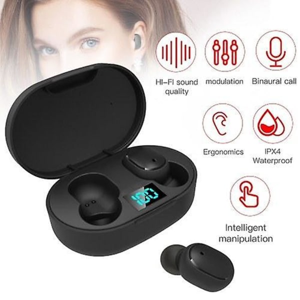 Mini TWS Twins True-Wireless In-Ear BT5.0 hörlurar