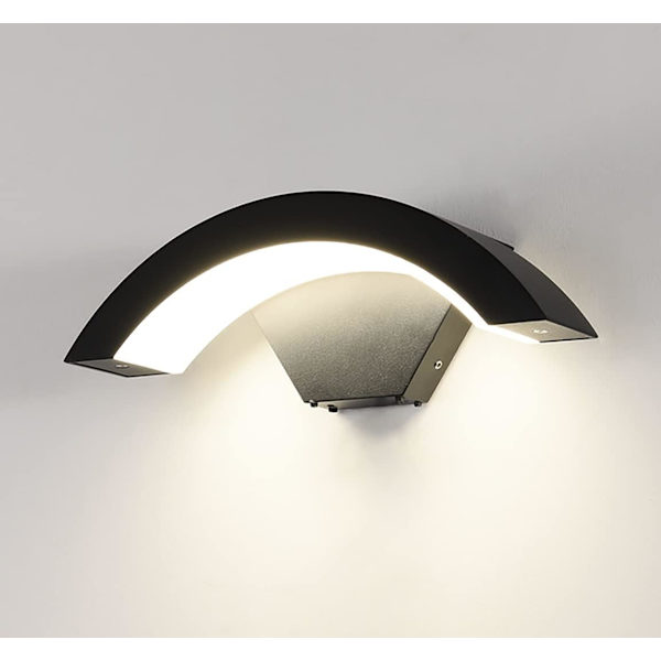 18W LED-vegglampe aluminiumhus IP65 Vanntett (18