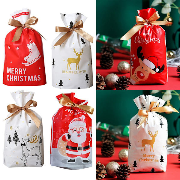 50 stk julegodteriposer Baking Emballasje STYLE A STIL A Style A