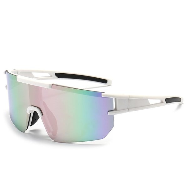 Polariserade cykelglasögon-vita, landsvägscykelglasögon, sportglasögon
