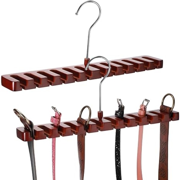 Belteholder Brun Belteholder Organizer Belteholder for skap