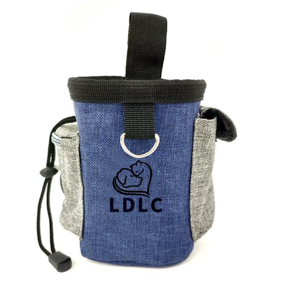Män kvinnor Fanny Pack Midjeväska Tillbehör Pet Training Outdoor Multifunktionell Hundträning Hund Snack QS-001 Denim Blue