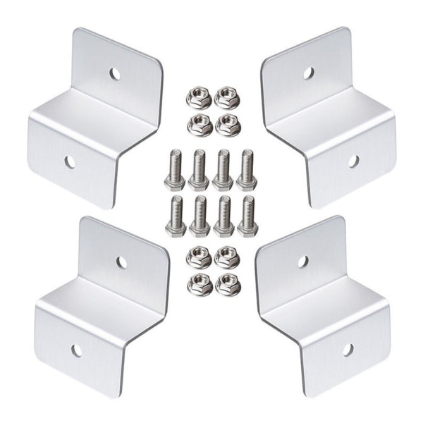 Solpanel Monteringsfästen RV Aluminiumlegering Z Fäste och