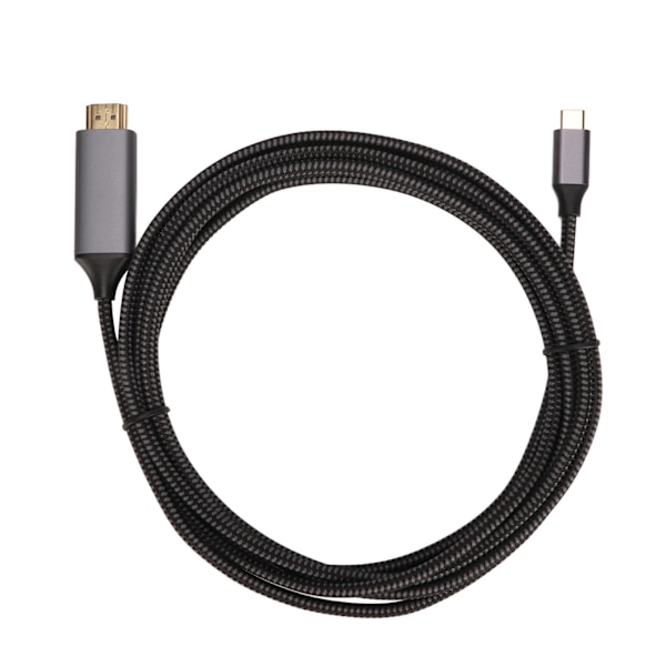 USB C - HD Multimedia Interface -kaapeli 4K 60 Hz:llä, Type C - HD Multimedia Interface -sovitin Galaxy S22:lle, XPS:lle, 2 m / 6,6 jalkaa