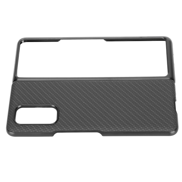 Carbon Fiber Tekstureret Telefoncover til Xiaomi MIX FOLD ABS Smartphone Beskyttelsesetui Sort