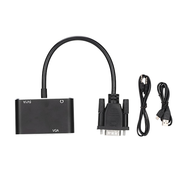 2 in 1 Splitter VGA - VGA High Definition Multimedia Interface -sovitin, korkea resoluutio, vakaat tietokonetarvikkeet