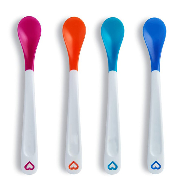 White Hot spädbarnssäkerhetsskedar, 4 Count