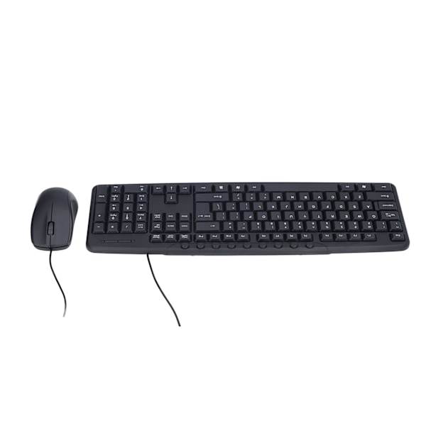 Trådbundet tangentbord och mus-kombination Ergonomisk design 113 tangenter Trådbundet tangentbord 1000DPI Trådbunden mus för stationär dator laptop
